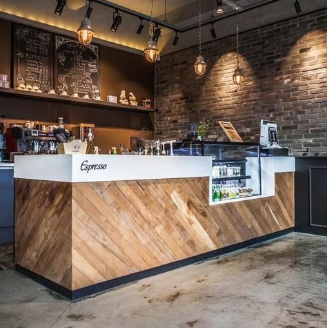 Bàn quầy pha chế cafe